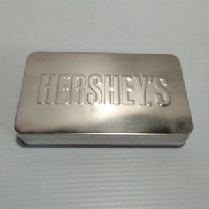 Collectible Silver Hershey Tin